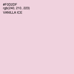 #F0D2DF - Vanilla Ice Color Image